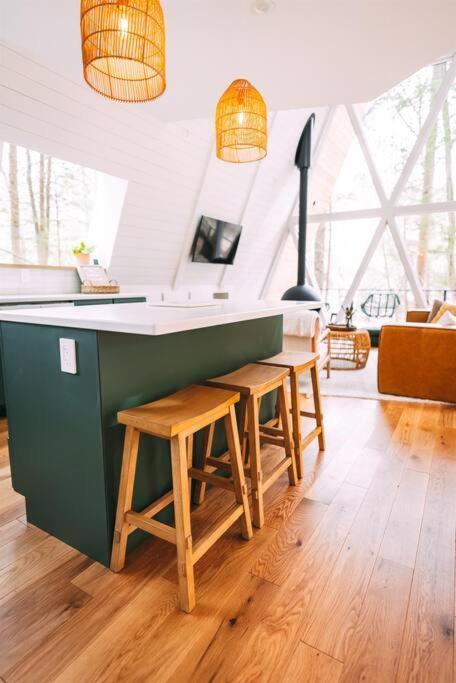 Dunlap Hollow A-Frame Rockbridge ภายนอก รูปภาพ