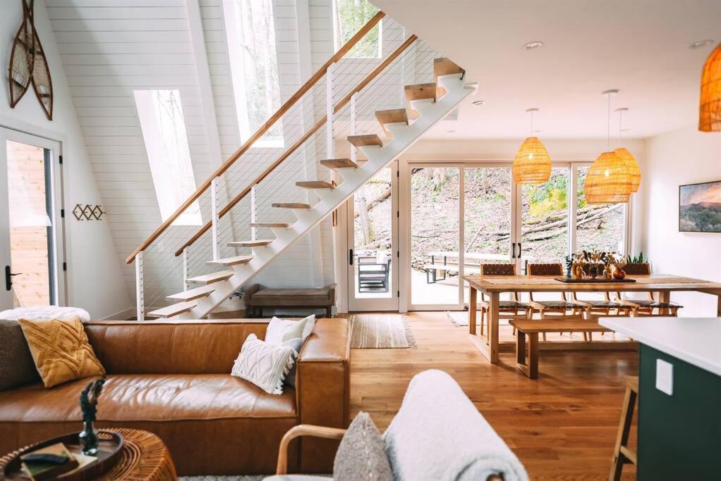 Dunlap Hollow A-Frame Rockbridge ภายนอก รูปภาพ