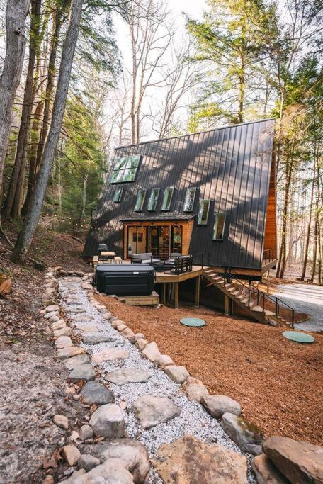 Dunlap Hollow A-Frame Rockbridge ภายนอก รูปภาพ