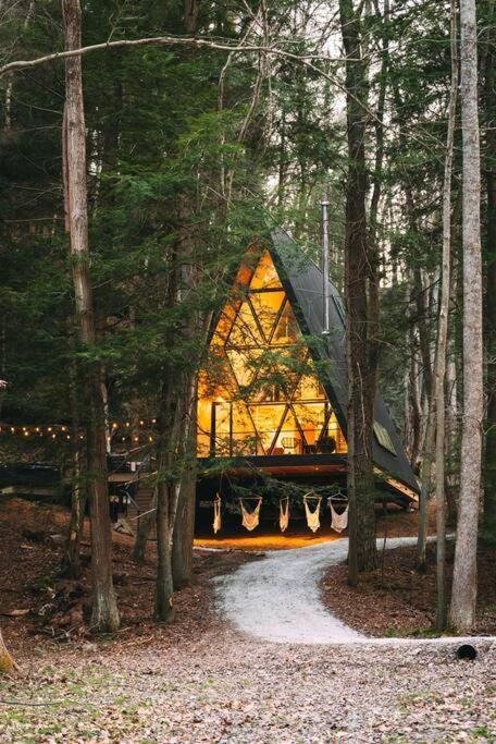 Dunlap Hollow A-Frame Rockbridge ภายนอก รูปภาพ
