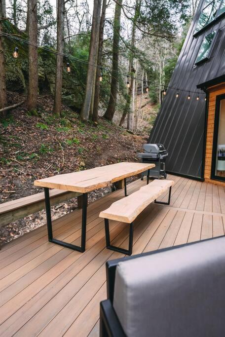 Dunlap Hollow A-Frame Rockbridge ภายนอก รูปภาพ